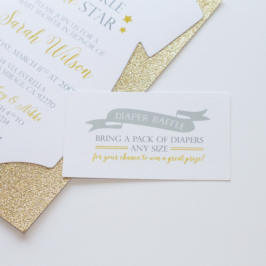 diaper raffle cards