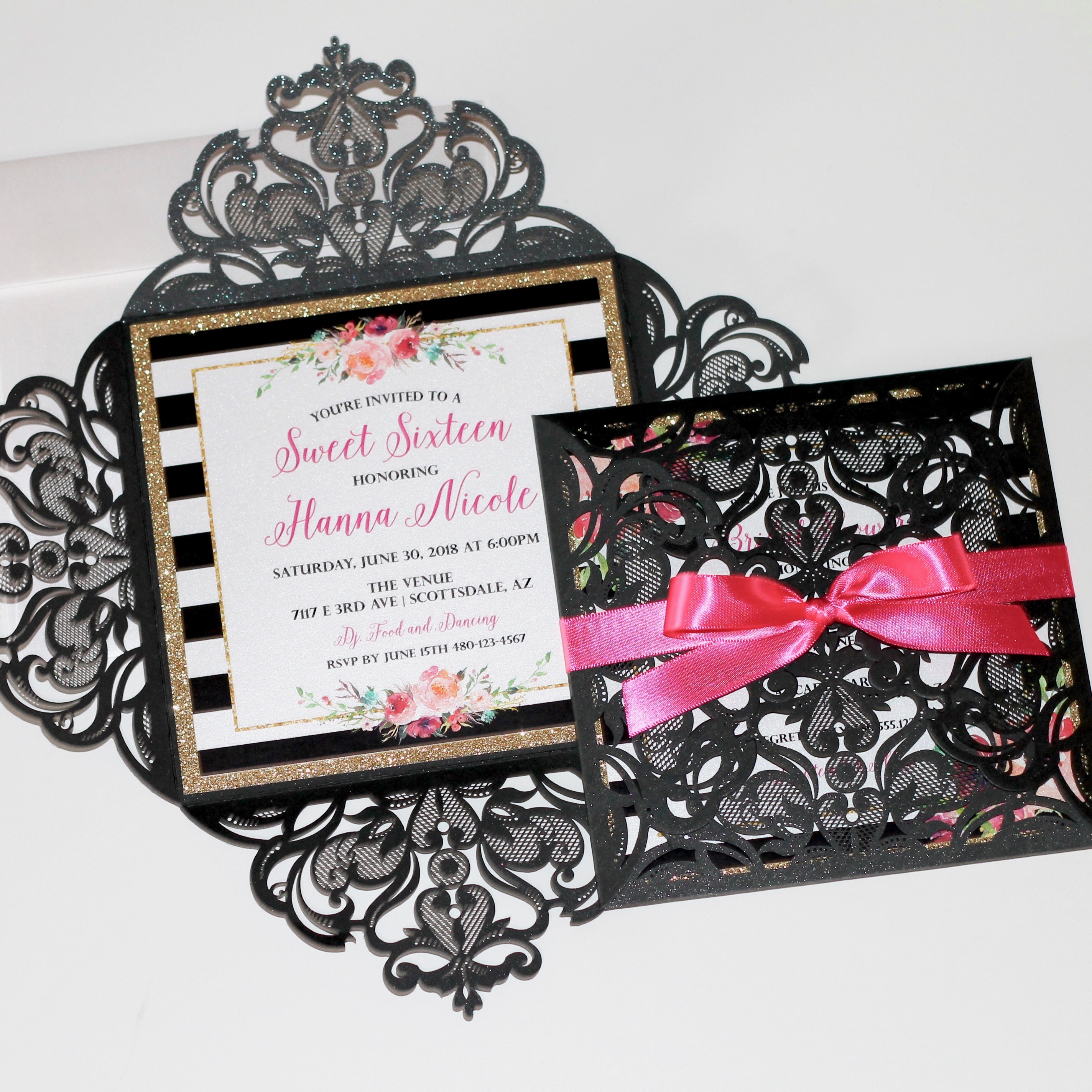 Invite black. Пригласительные на гендер пати. Flowers Modern Birthday Invitation Templates. Invitation Gold glitter.