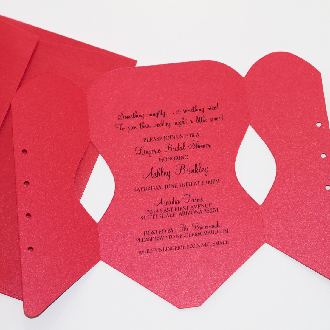 lace-corset-bridal-shower-invitation-red-and-black-embellished-paperie-llc